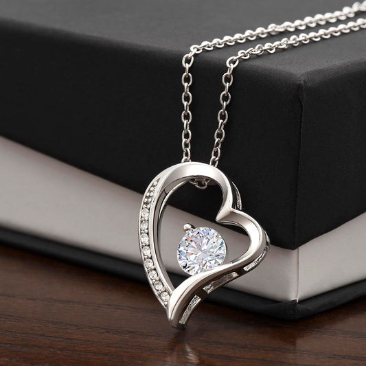 Gift to my Wife - Forever Love Heart Necklace